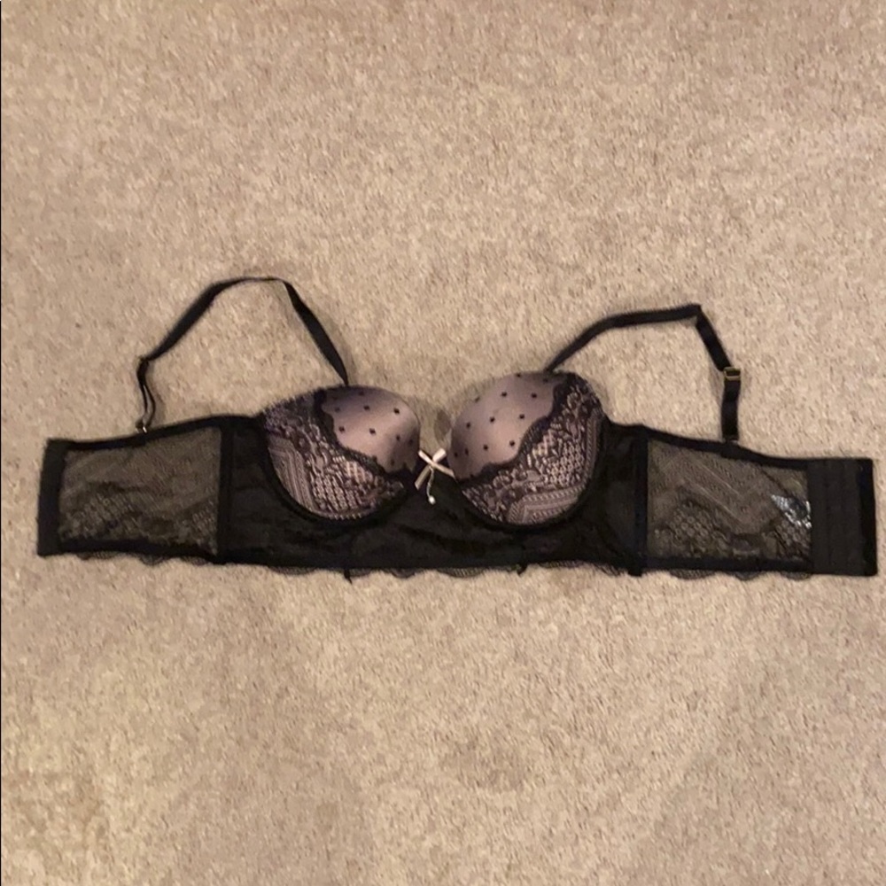 NWOT Black Lace Bra